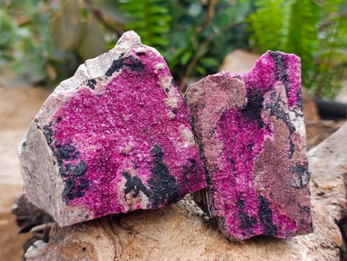 Natural Salrose Cobaltion Dolomite Specimens x 6 From Kakanda, Congo