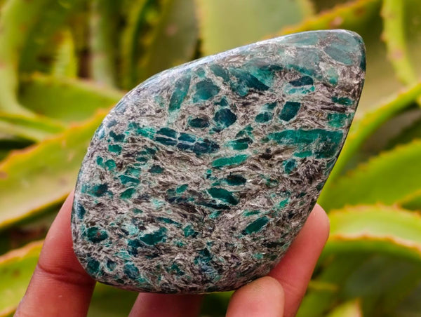 Polished Emerald Mica 'Mutokolite' Free Forms x 12 From Mutoko, Zimbabwe