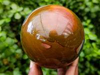 Polished Polychrome Jasper Spheres x 2 From NW Coast, Madagascar