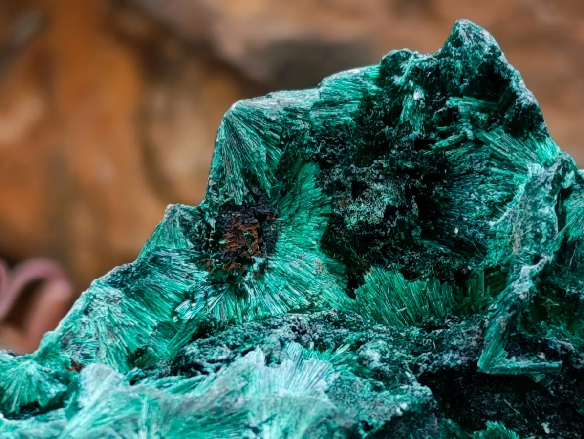 Natural Silky Malachite Specimens x 12 From Kasompe, Congo