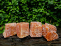 Natural Sunset Orange Calcite Specimens x 12 From Spitzkop, Namibia