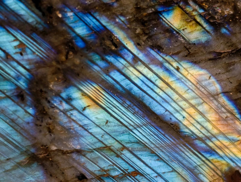 Polished Labradorite Standing Free Forms x 2 From Tulear, Madagascar