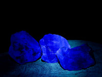 Natural Watermelon Fluorite Cobbed Specimens x 5 From Uis, Namibia