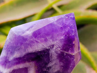 Polished Chevron Amethyst Crystals x 6 From Zambia