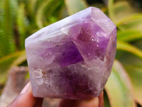 Polished Chevron Amethyst Crystals x 6 From Zambia