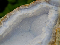 Natural Blue Lace Agate Geode Specimens x 12 From Nsanje, Malawi