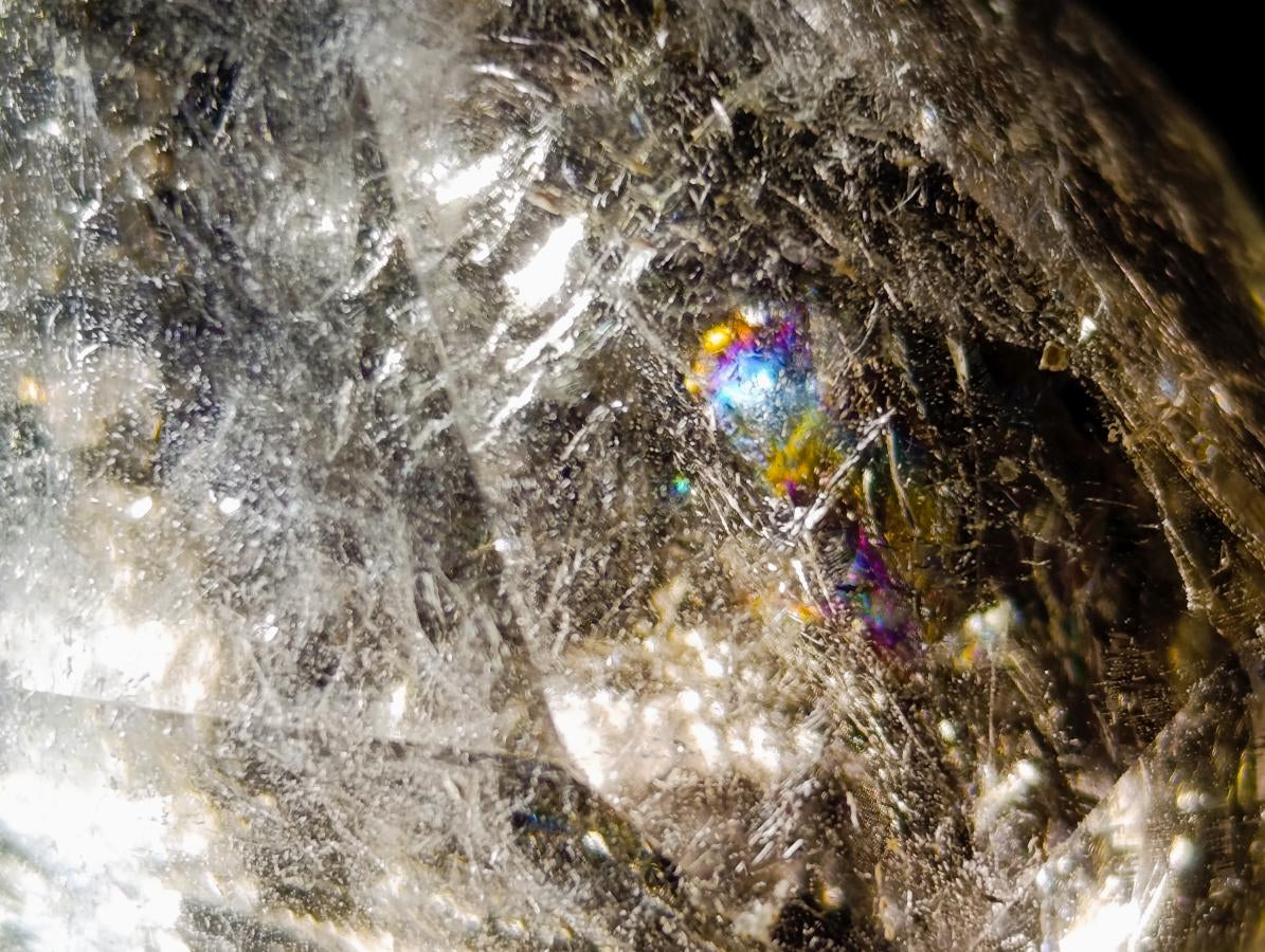 Polished Smokey Window Quartz Crystal x 1 From Madagascar