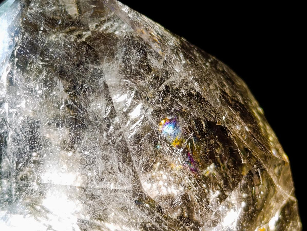 Polished Smokey Window Quartz Crystal x 1 From Madagascar