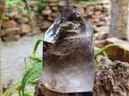 Polished Smokey Window Quartz Crystal x 1 From Madagascar