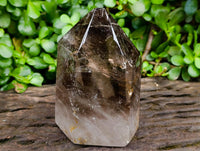Polished Smokey Window Quartz Crystal x 1 From Madagascar