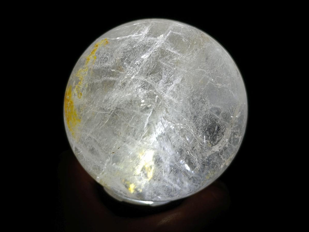 Polished Clear Rock Crystal Balls x 2 From Amoron’i Mania Madagascar