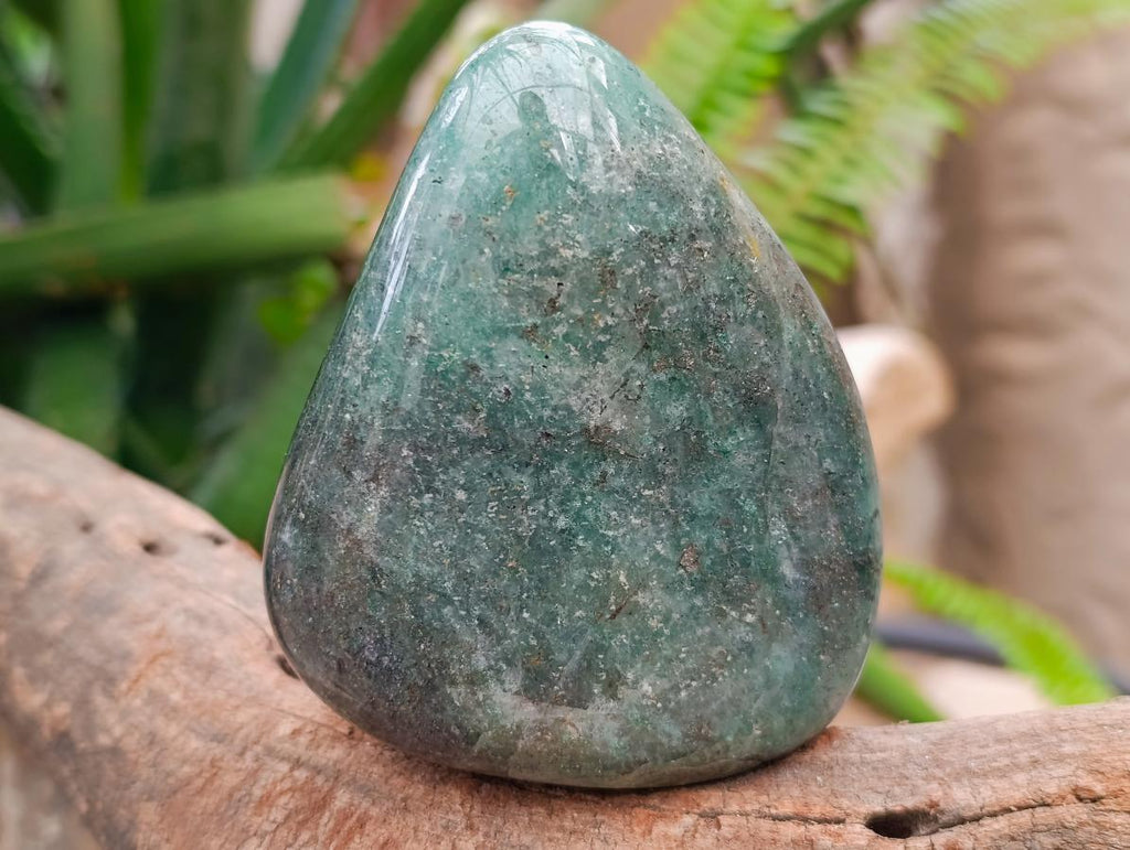 Polished Fuchsite Quartz Standing Free Forms x 2 From Andakatany, Madagascar