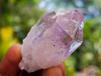 Natural Jacaranda Amethyst Single Crystals x 35 From Mumbwa, Zambia