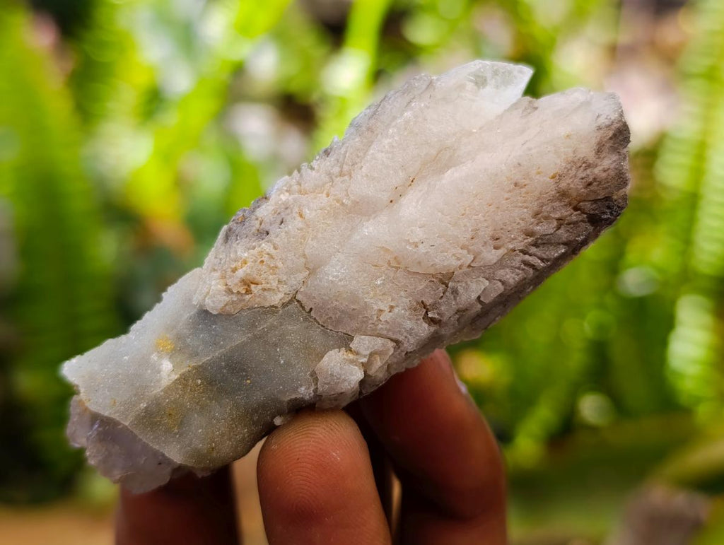 Natural Drusy Quartz Coated Spearhead Calcite Specimens x 35 From Albert's Mountain, Lesotho