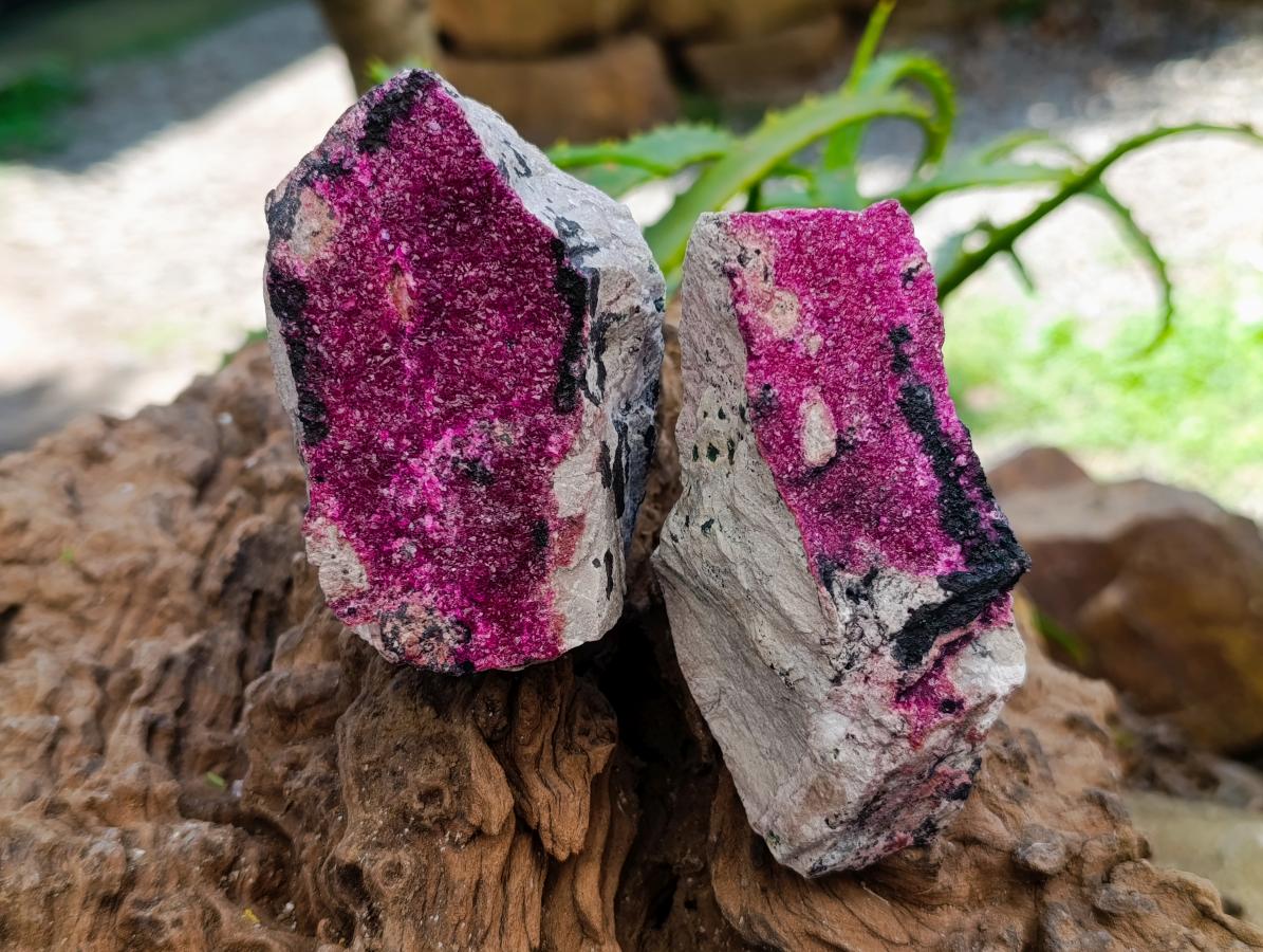 Natural Salrose Cobaltion Dolomite Specimens x 6 From Kakanda, Congo