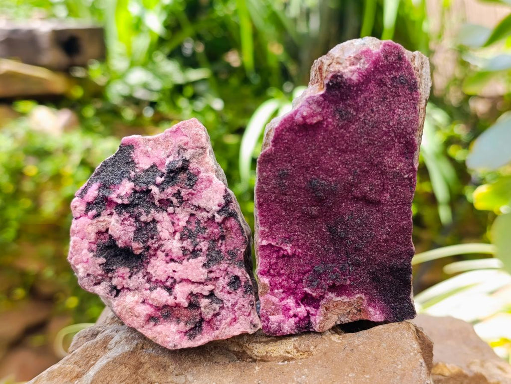 Natural Salrose Cobaltion Dolomite Specimens x 6 From Kakanda, Congo