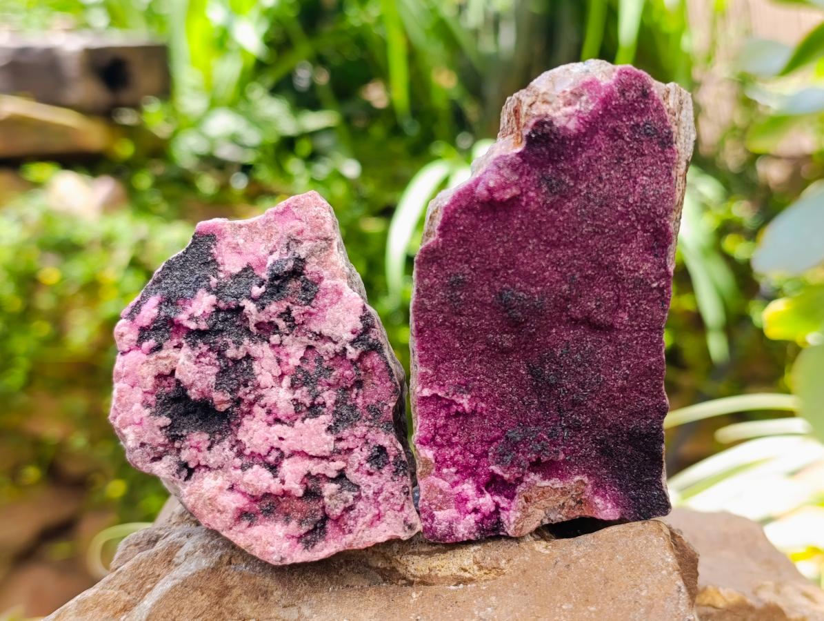 Natural Salrose Cobaltion Dolomite Specimens x 6 From Kakanda, Congo