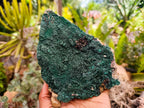 Natural Crystalline Botryoidal Malachite Specimens x 2 From Congo
