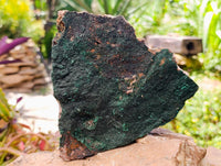 Natural Crystalline Botryoidal Malachite Specimens x 2 From Congo