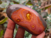 Polished Polychrome Jasper Standing Free Forms x 6 From NW Coast, Madagascar
