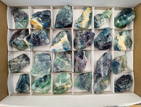 Natural Watermelon Fluorite Cobbed Specimens x 24 From Uis, Namibia