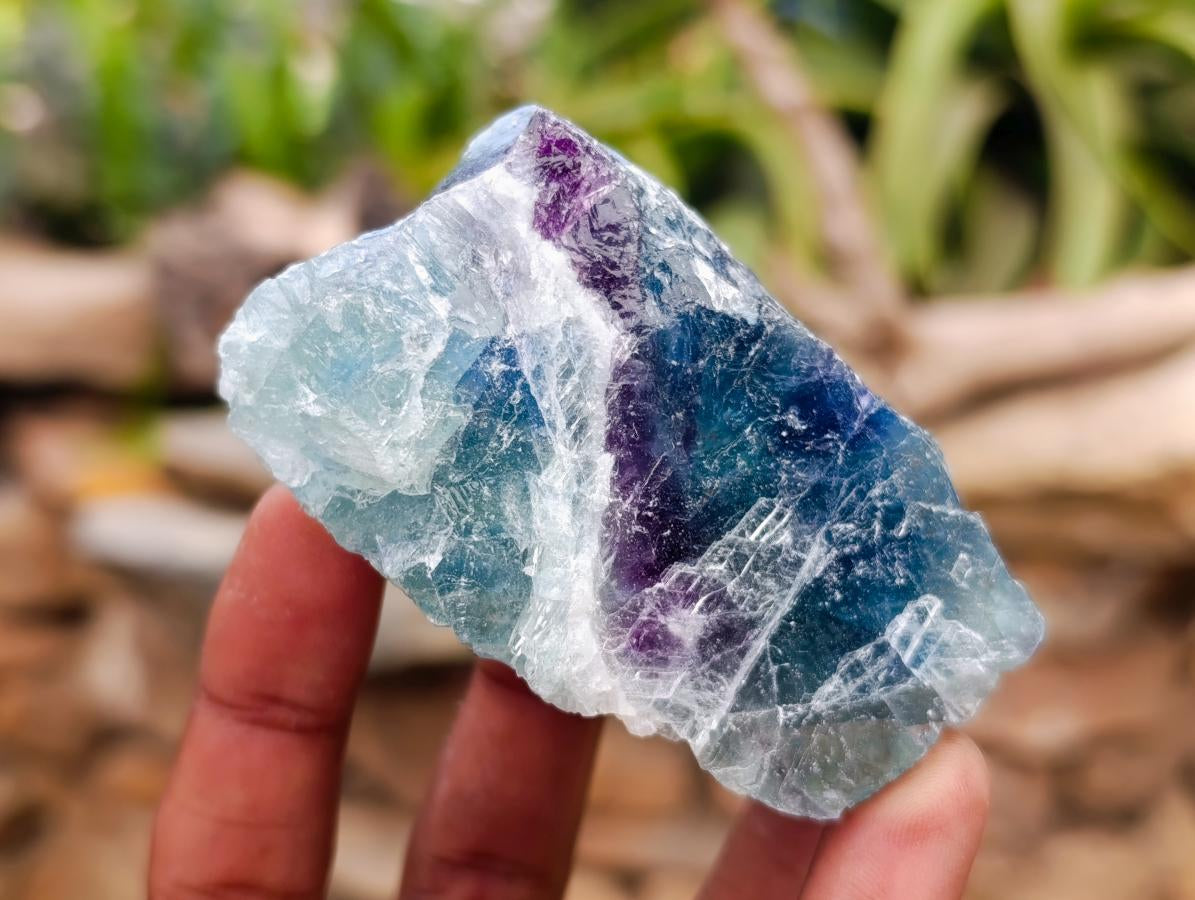Natural Watermelon Fluorite Cobbed Specimens x 24 From Uis, Namibia