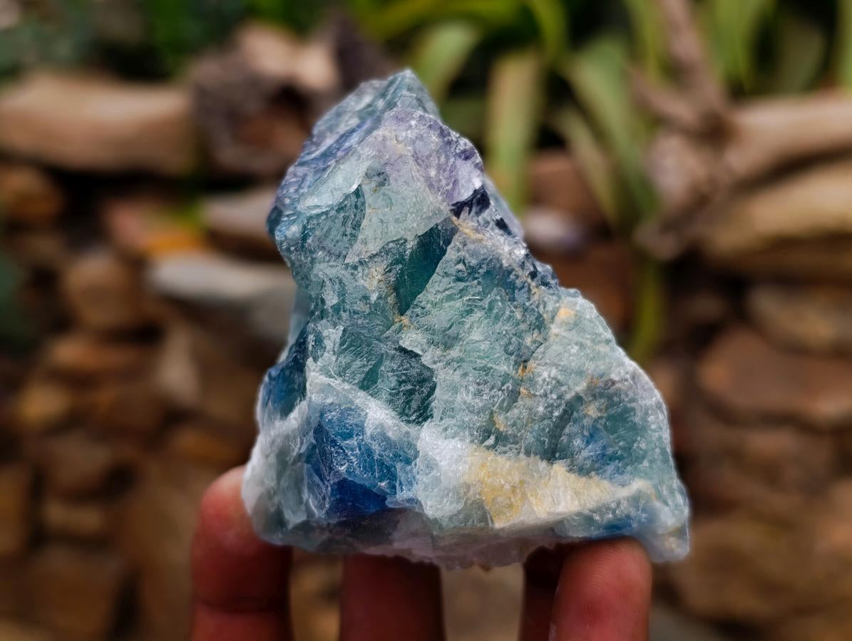 Natural Watermelon Fluorite Cobbed Specimens x 24 From Uis, Namibia