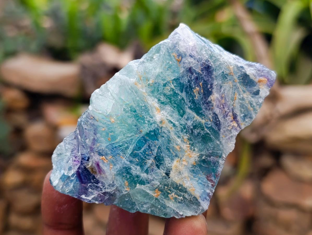 Natural Watermelon Fluorite Cobbed Specimens x 24 From Uis, Namibia