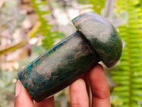 Polished Verdite Mushrooms x 6 From Zimbabwe
