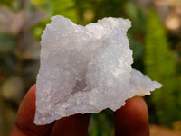 Natural Etched Blue Chalcedony Geode Specimens x 35 From Nsanje, Malawi