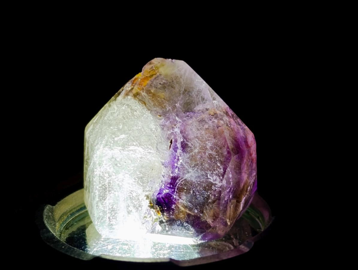 Polished Window Amethyst Crystals x 20 From Akansobe, Madagascar