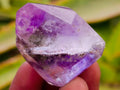 Polished Window Amethyst Crystals x 20 From Akansobe, Madagascar