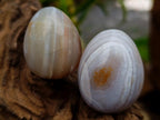 Polished Red Shashe River Agate Eggs x 9 From Shashe River, Zimbabwe - Toprock Gemstones and Minerals 
