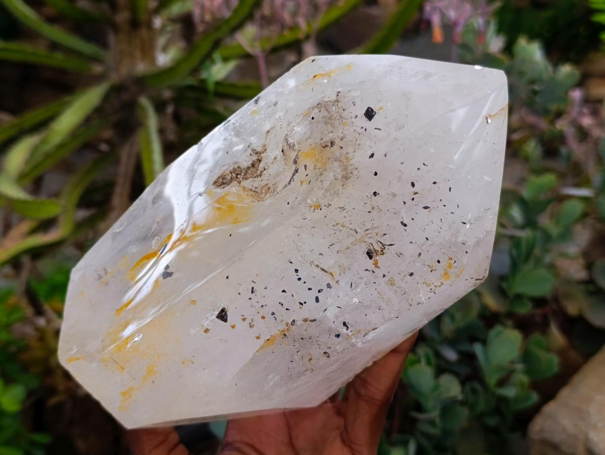 Polished Clear Pentium Quartz Crystal With Inclusions x 1 From Madagascar