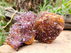 Natural Amethystos Amethyst Clusters x 6 From Kwaggafontein, South Africa