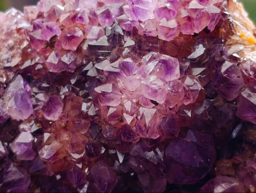 Natural Amethystos Amethyst Clusters x 6 From Kwaggafontein, South Africa