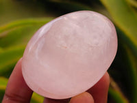 Polished Rose Quartz Palm Stones x 20 From Madagascar