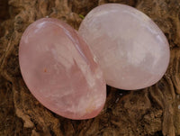 Polished Rose Quartz Palm Stones x 20 From Madagascar