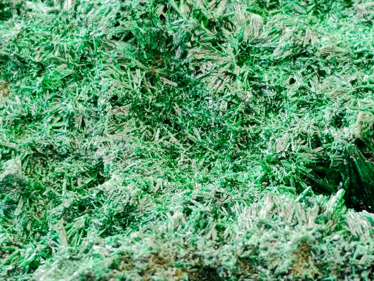 Natural Silky Malachite Specimens x 4 From Kasompe, Congo