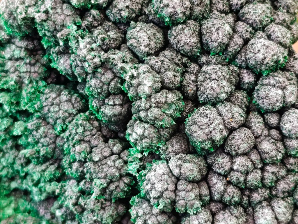 Natural Silky Malachite Specimens x 4 From Kasompe, Congo