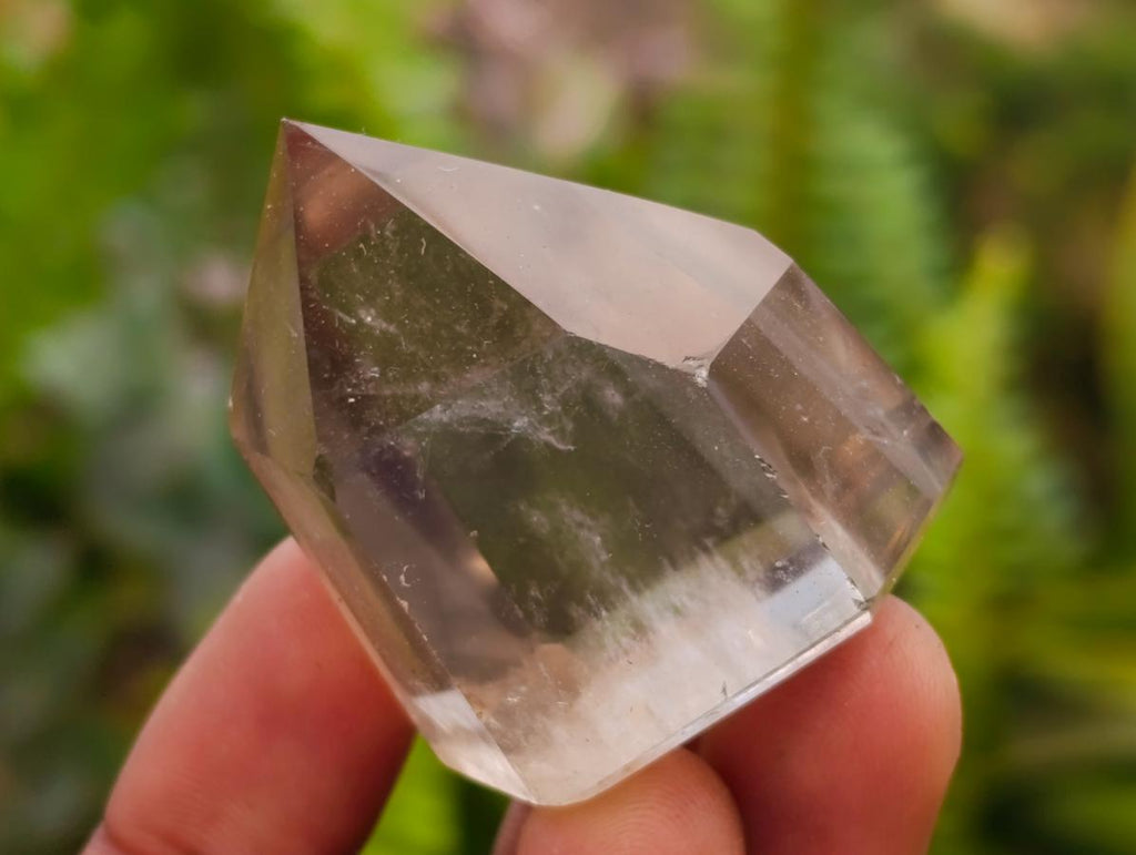 Polished Smokey Phantom Quartz Crystals x 12 From Anjozorobe, Madagascar