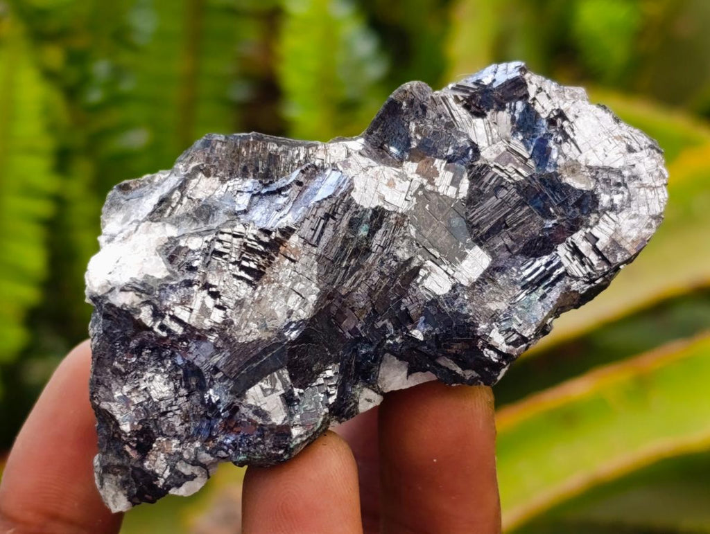 Natural Bright Silver Lead Galena Cobbed Specimens x 6 From Kaokoveld, Namibia