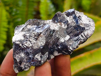 Natural Bright Silver Lead Galena Cobbed Specimens x 6 From Kaokoveld, Namibia