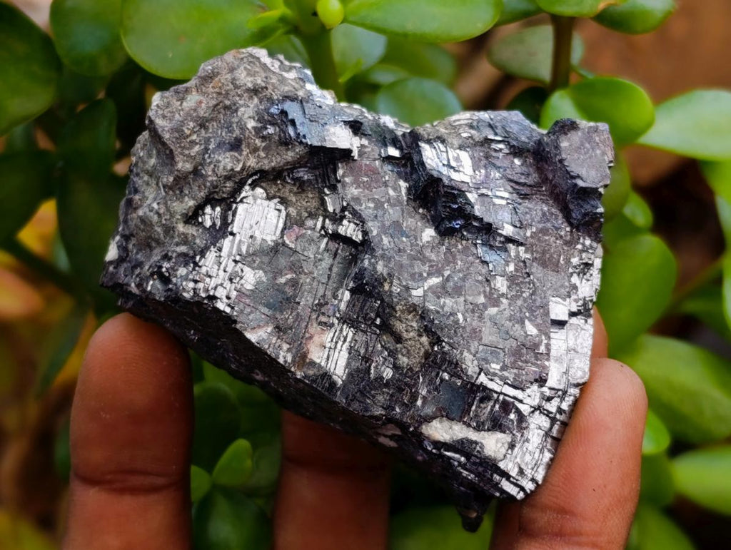 Natural Bright Silver Lead Galena Cobbed Specimens x 6 From Kaokoveld, Namibia