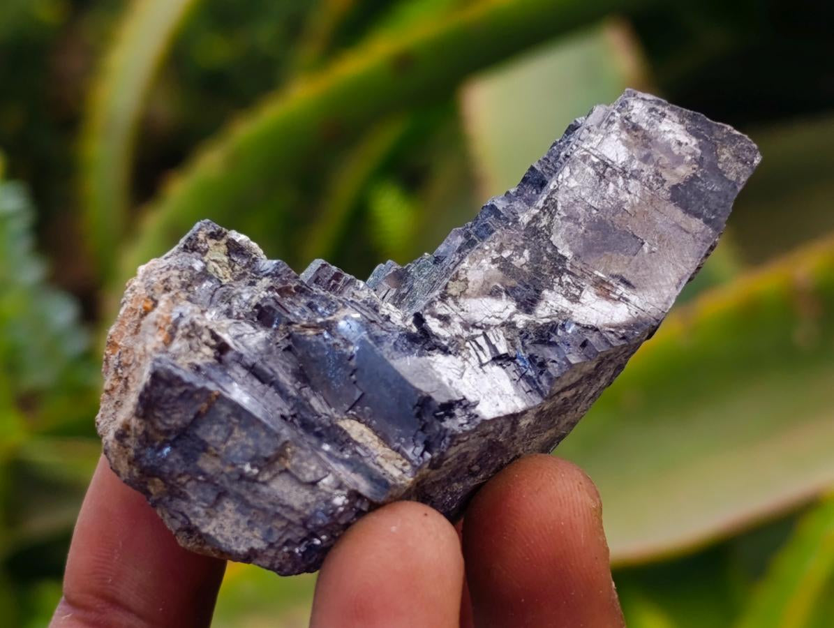 Natural Bright Silver Lead Galena Cobbed Specimens x 6 From Kaokoveld, Namibia