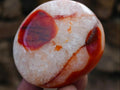 Polished Carnelian Agate Gemstone Galets x 12 From Madagascar