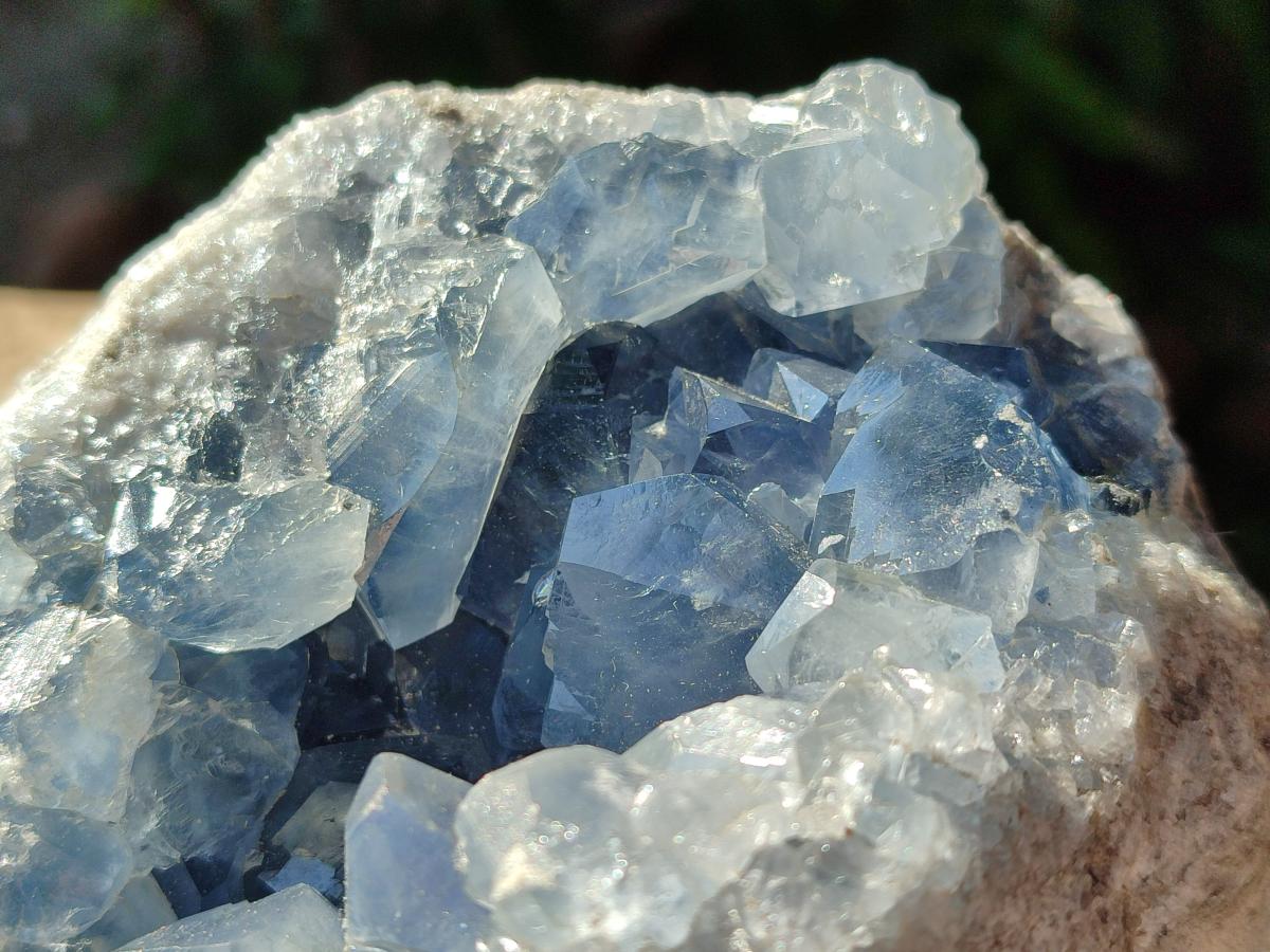 Natural Blue Celestite Specimen x 1 From Sakoany, Madagascar - Toprock Gemstones and Minerals 