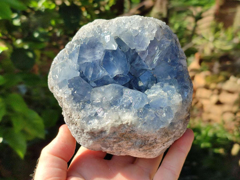 Natural Blue Celestite Specimen x 1 From Sakoany, Madagascar - Toprock Gemstones and Minerals 