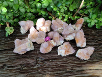 Natural Amethyst and Ametrine Spirit Clusters x 12 From Boekenhouthoek, South Africa