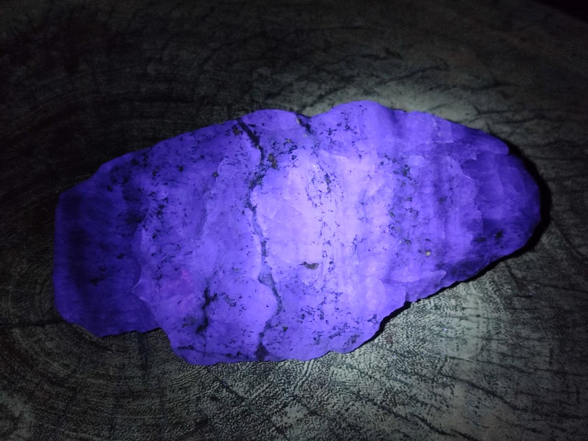 Natural Watermelon Fluorite Cobbed Specimens x 4 From Uis, Namibia